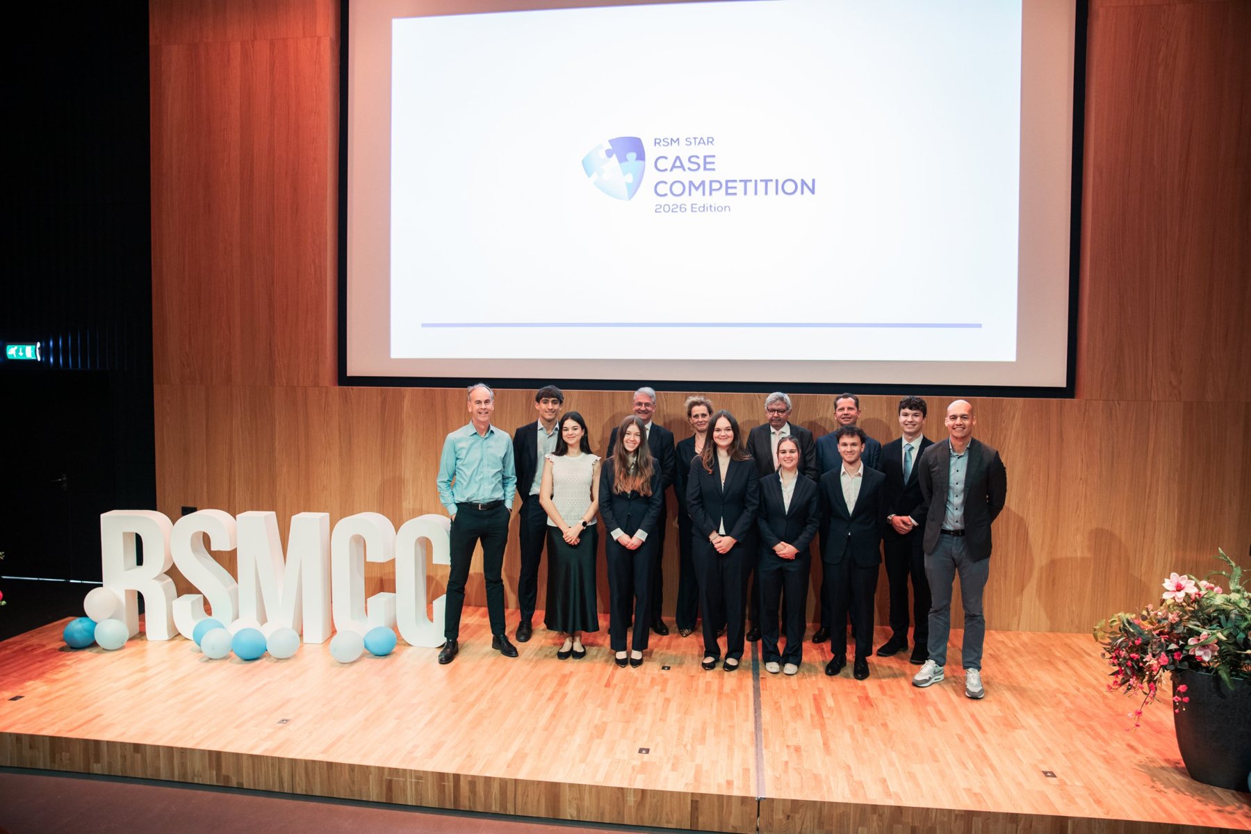 With Logitech and the competition organizing committee at the final