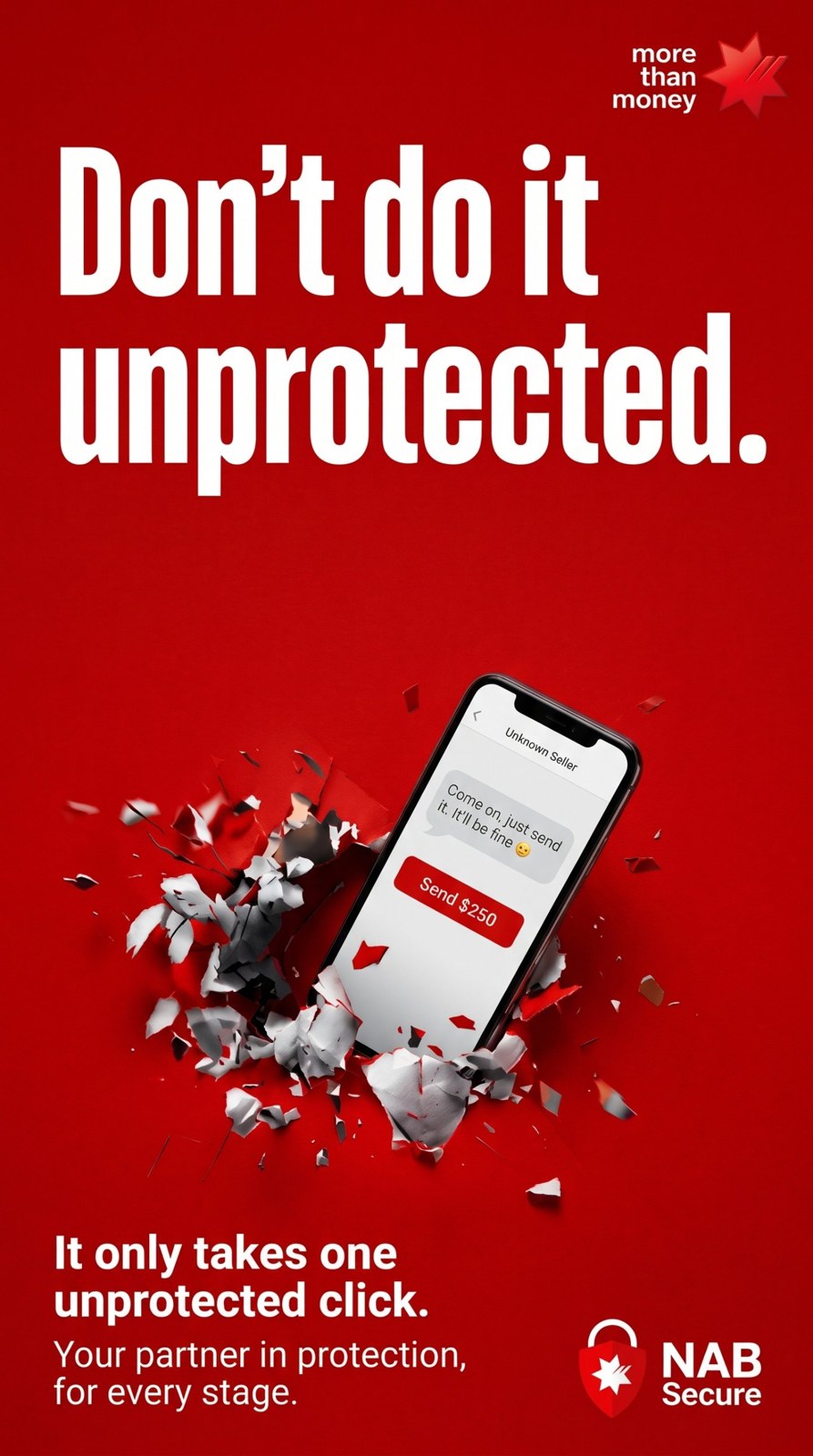 Instagram story ad: Don’t do it unprotected.